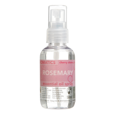 Flesje 50ml aromaspray gebaseerd op etherische olie rozemarijn