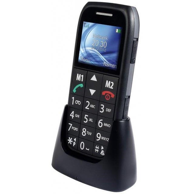 FM-7500 Fysic Big Button Comfort GSM Black actie pakket 5+1 gratis