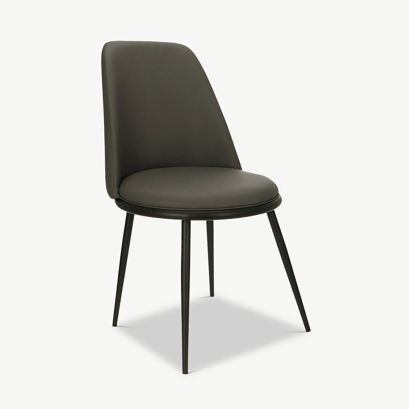 Zilo Grey PU Leather Dining Chair