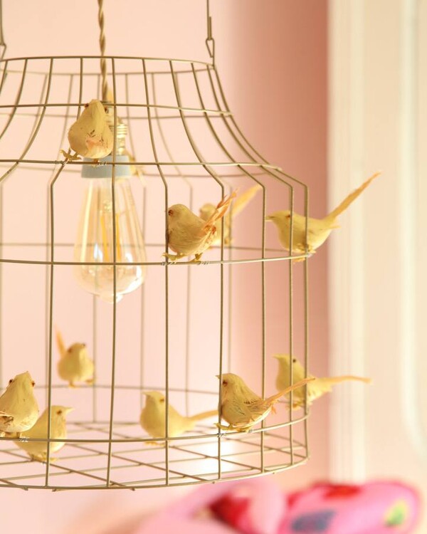 Dutch Dilight pendant lamp birds gold