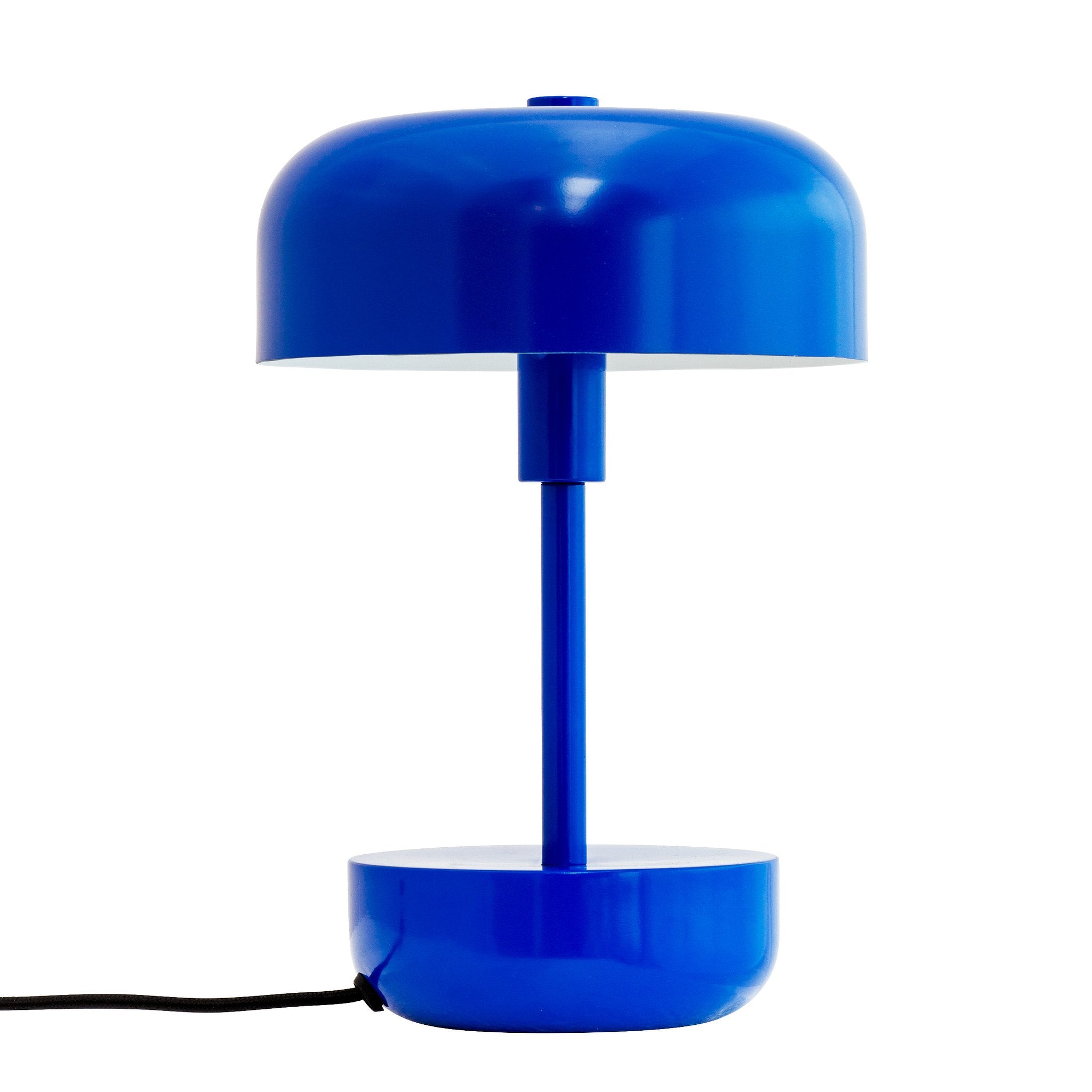 Haipot blauwe tafellamp