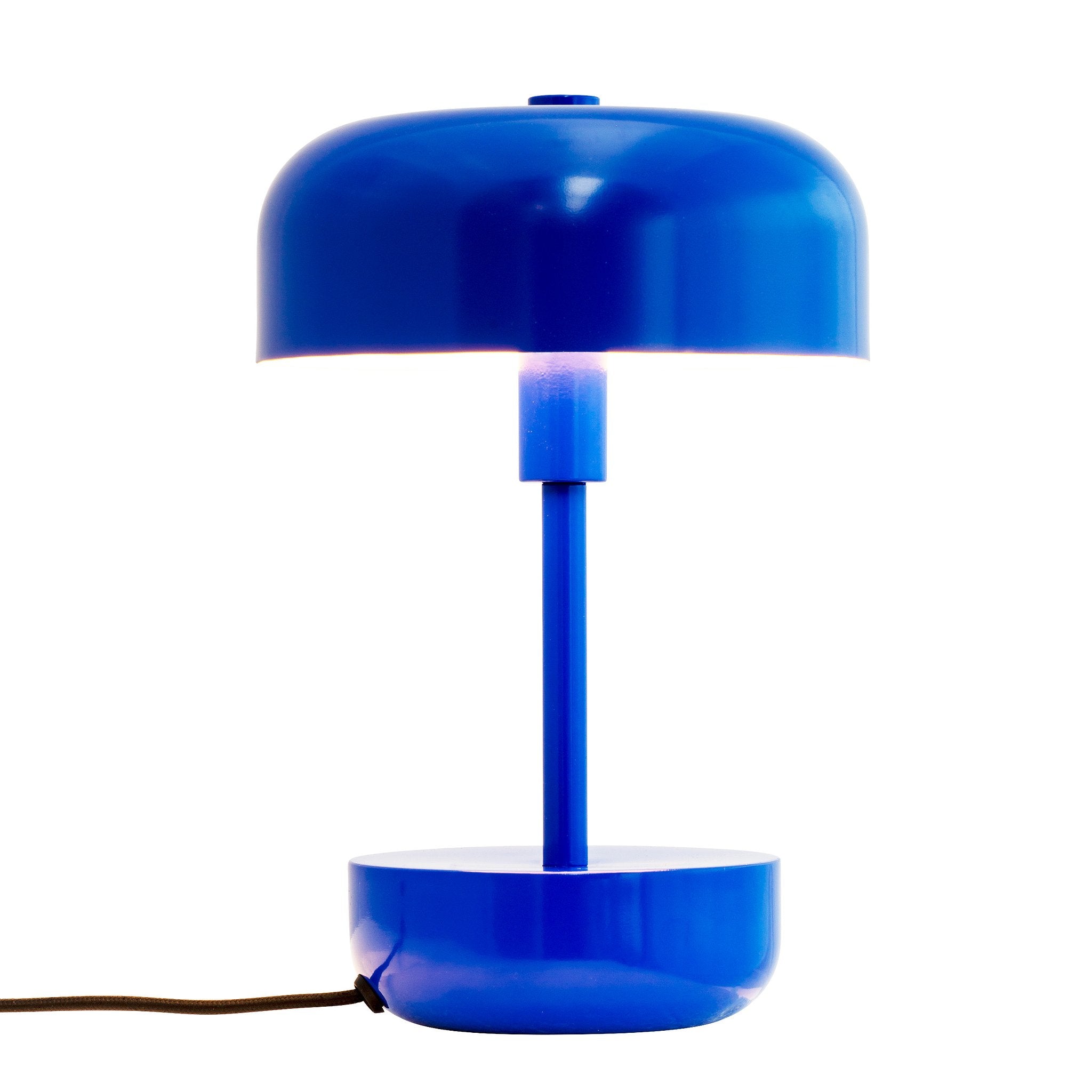 Haipot blauwe tafellamp
