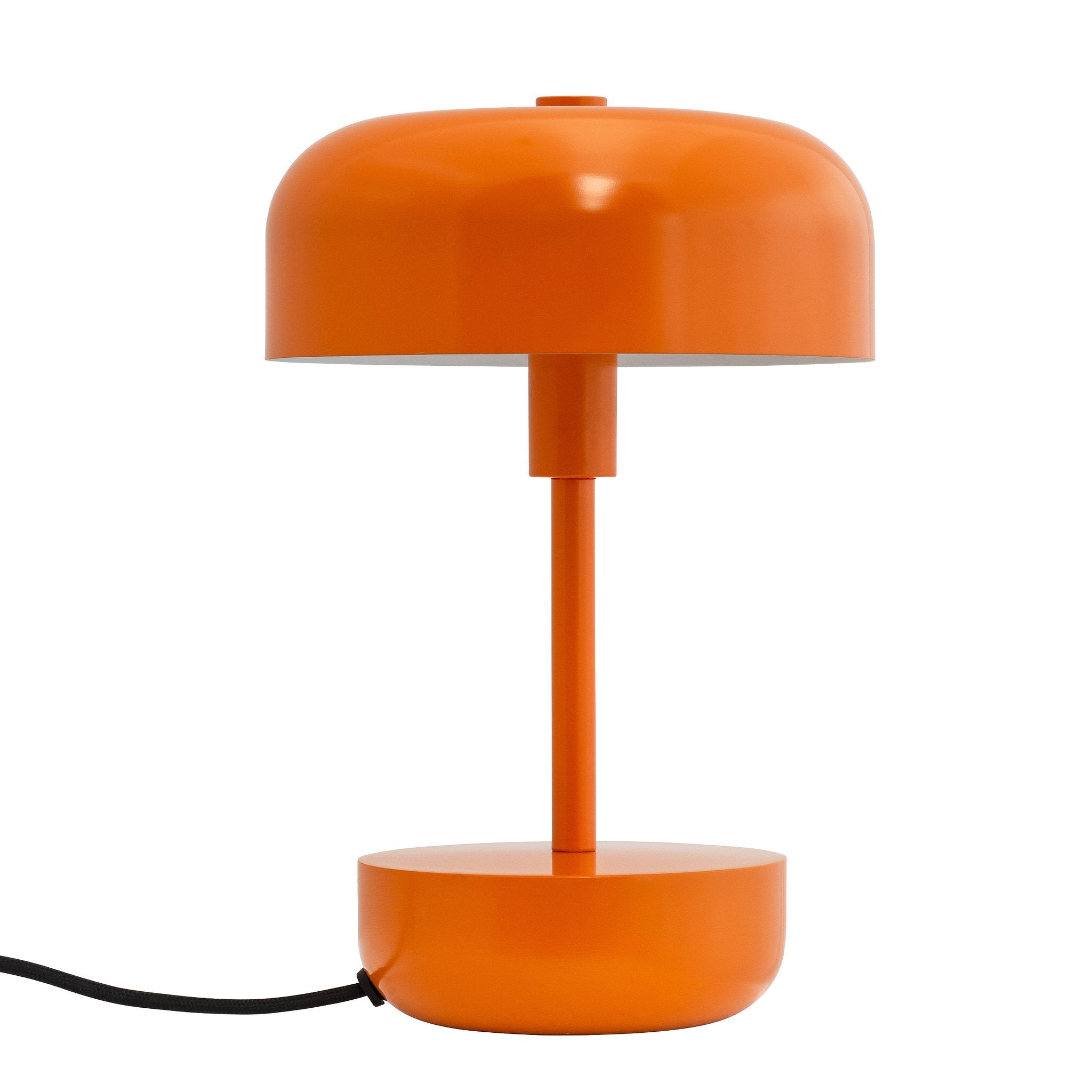 Haipot oranje tafellamp