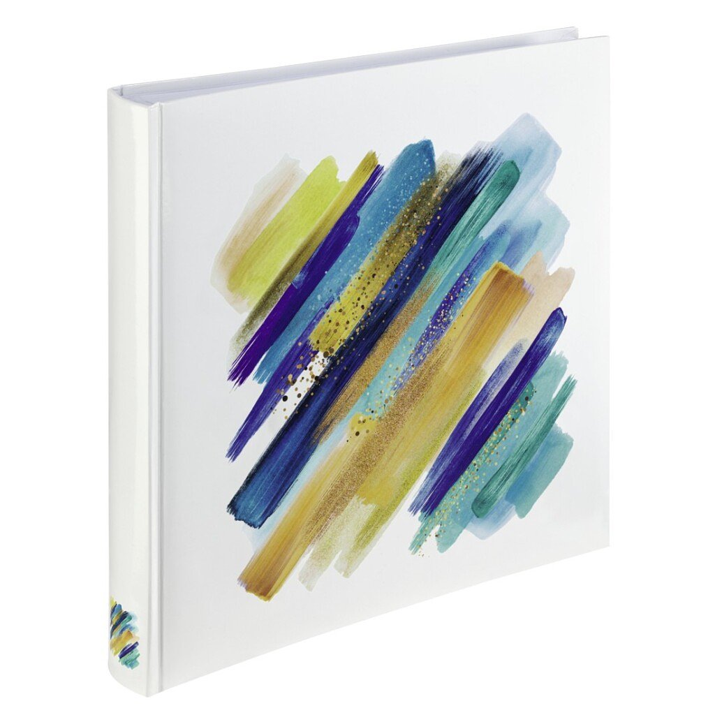 Hama Album XL Brushstroke 30x30 Cm 80 Witte Pagina's Blauw