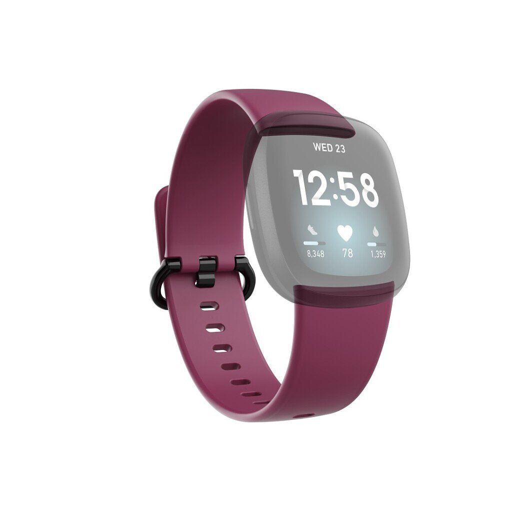 Hama Polsband Voor Fitbit Versa3/Sense Polsband Universeel Bordeaux