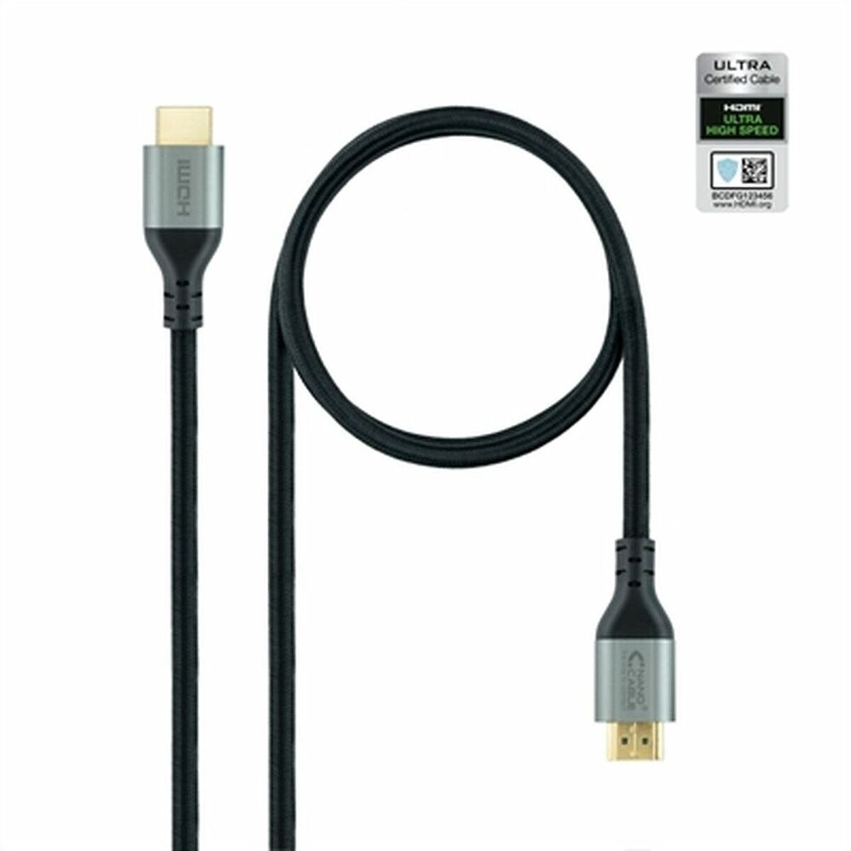 HDMI-Kabel NANOCABLE 10.15.8101-L150 1,5 m Zwart