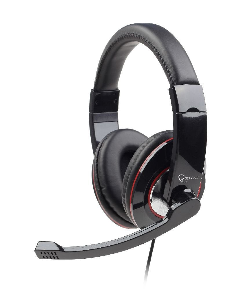 Headset Glossy Zwart USB