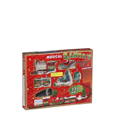 House of Seasons Christmas Train - 22 Pieces - Red