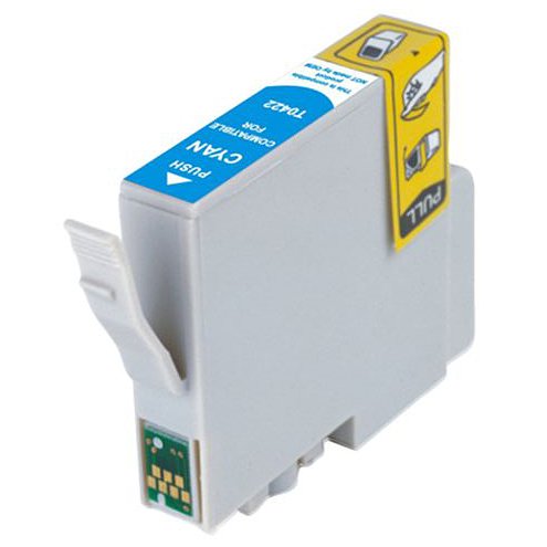 Huismerk Epson T0422 cartridge cyaan