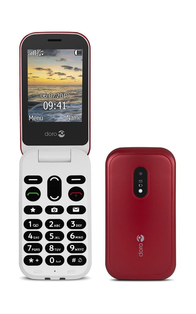 Able2 Mobiele telefoon 6040 2G Rood/wit