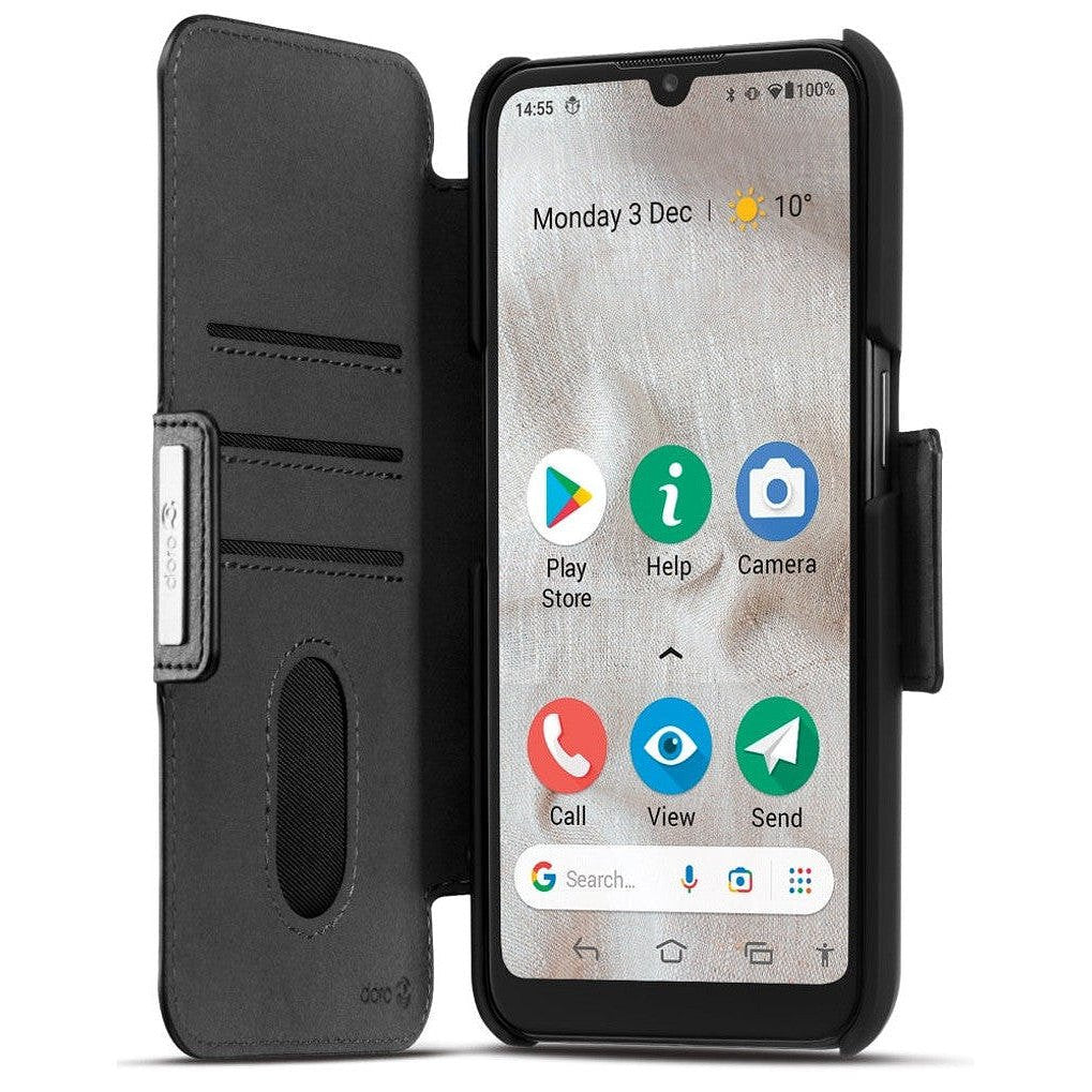 Hulpmedi.nl Wallet Case voor Smartphone 8100 Zwart