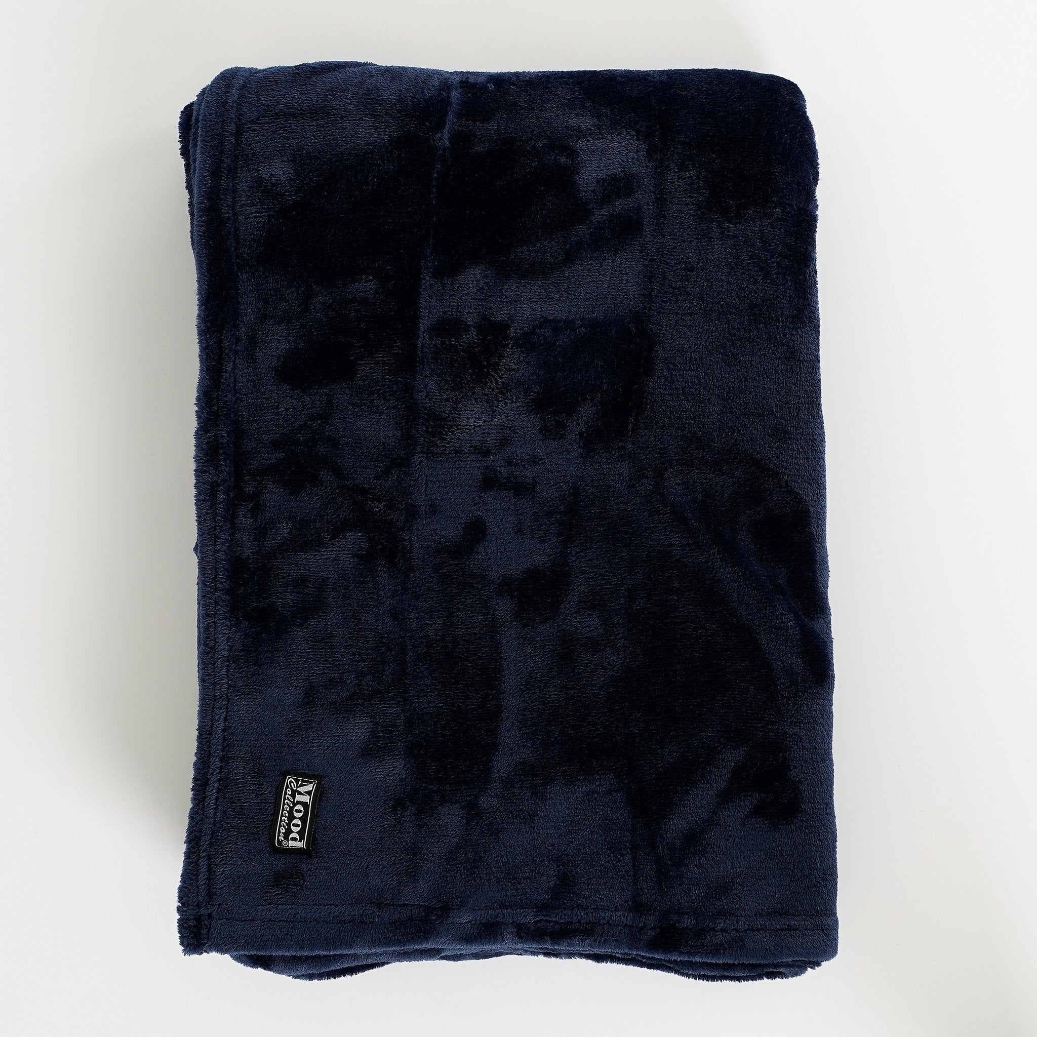 In The Mood Collection Famke Fleece Plaid - L180 x W130 cm - Dark blue
