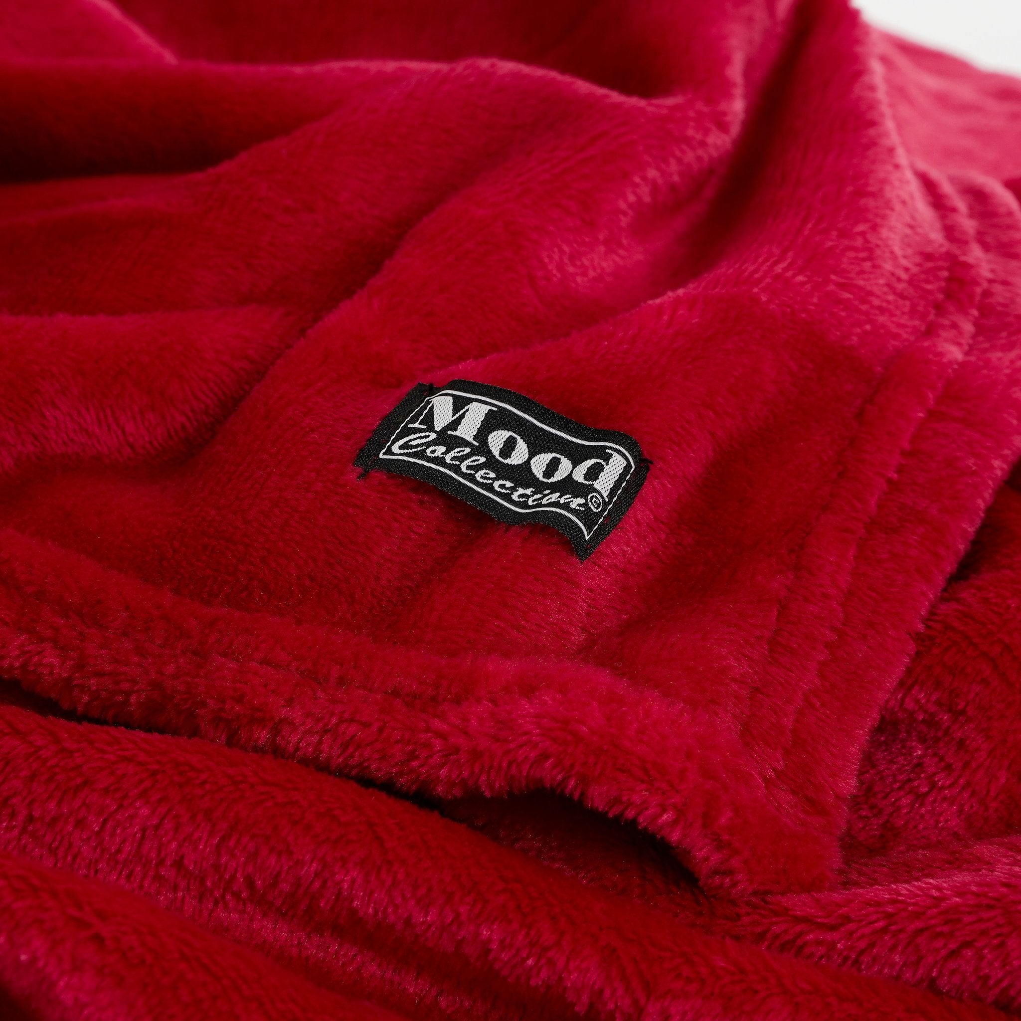In The Mood Collection Famke Fleece Plaid - L180 x W130 cm - Red