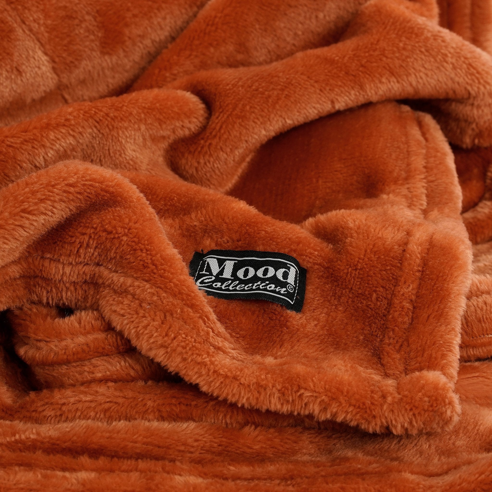 In The Mood Collection Famke Fleece Plaid - L180 x W130 cm - Terra
