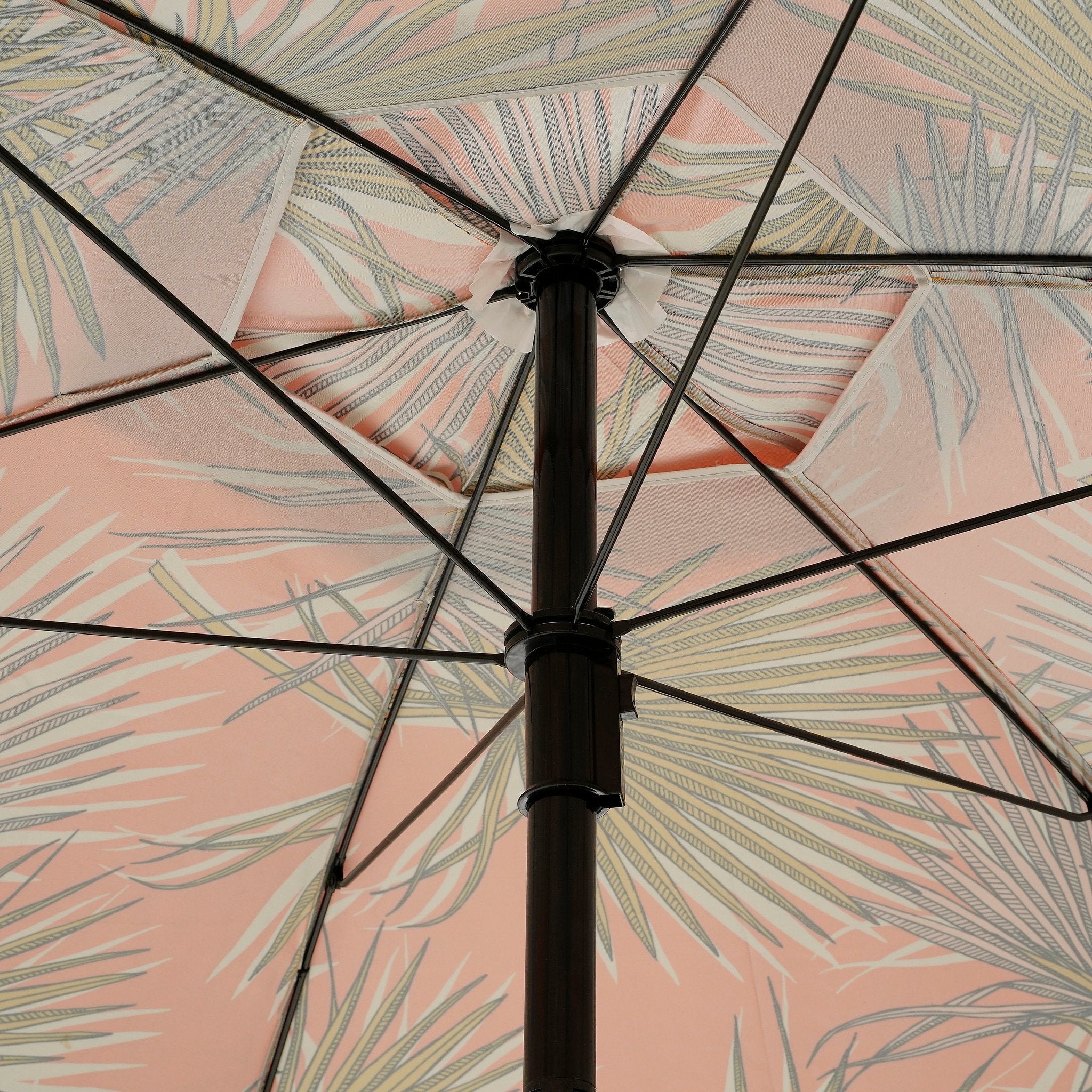 In The Mood Collection Parasol Palm Bladeren - H238 x Ø220 cm - Oranje