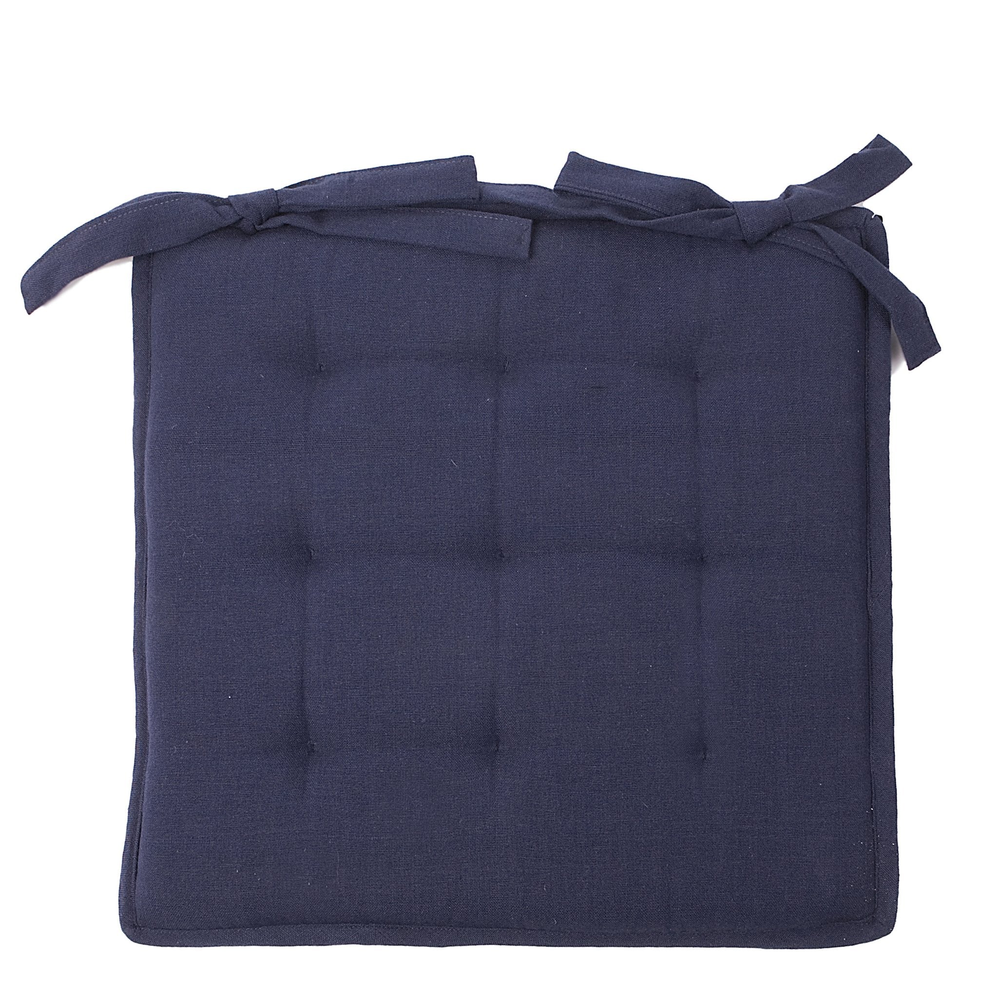 In The Mood Collection Tivoli Bistro Cushion - L40 x W40 cm - Dark Blue