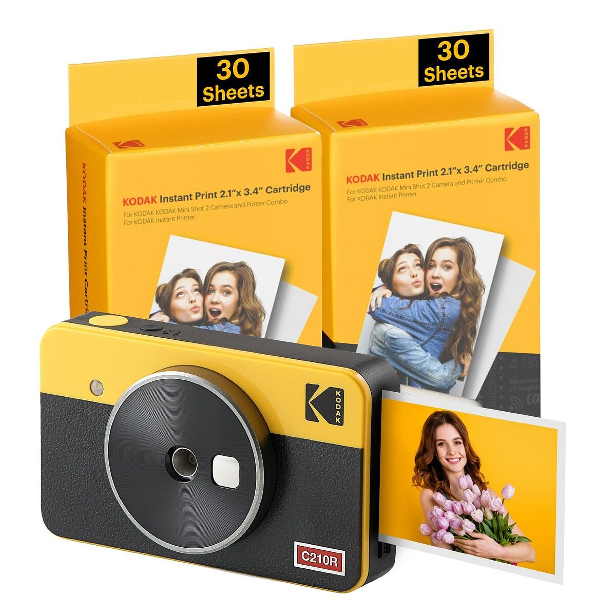 Instant Fotocamera Kodak MINI SHOT 2 RETRO C210RY60 Geel