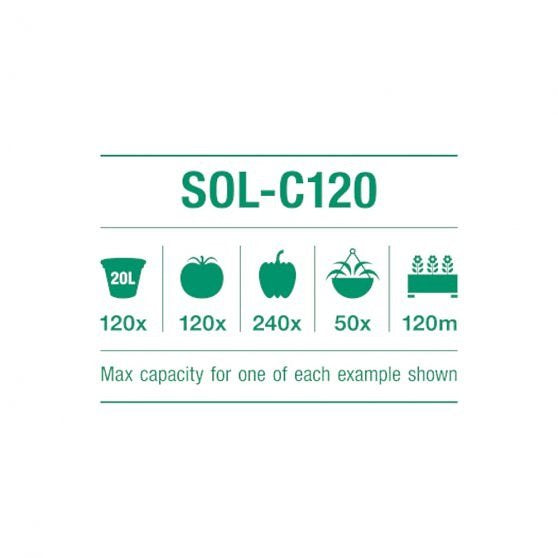 Irrigatie systeem op zonne-energie SOL-C120