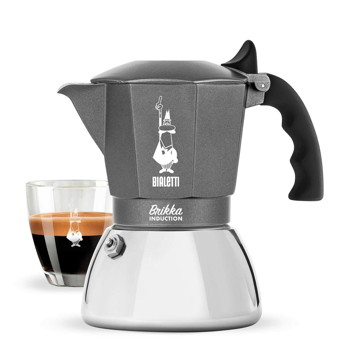 Italiaanse Koffiepot Bialetti Brikka Aluminium