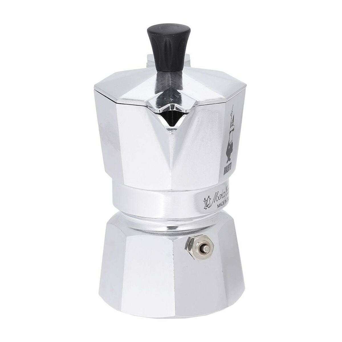 Italiaanse Koffiepot Bialetti Moka Express Zilverkleurig Aluminium Metaal 60 ml 1 Kop