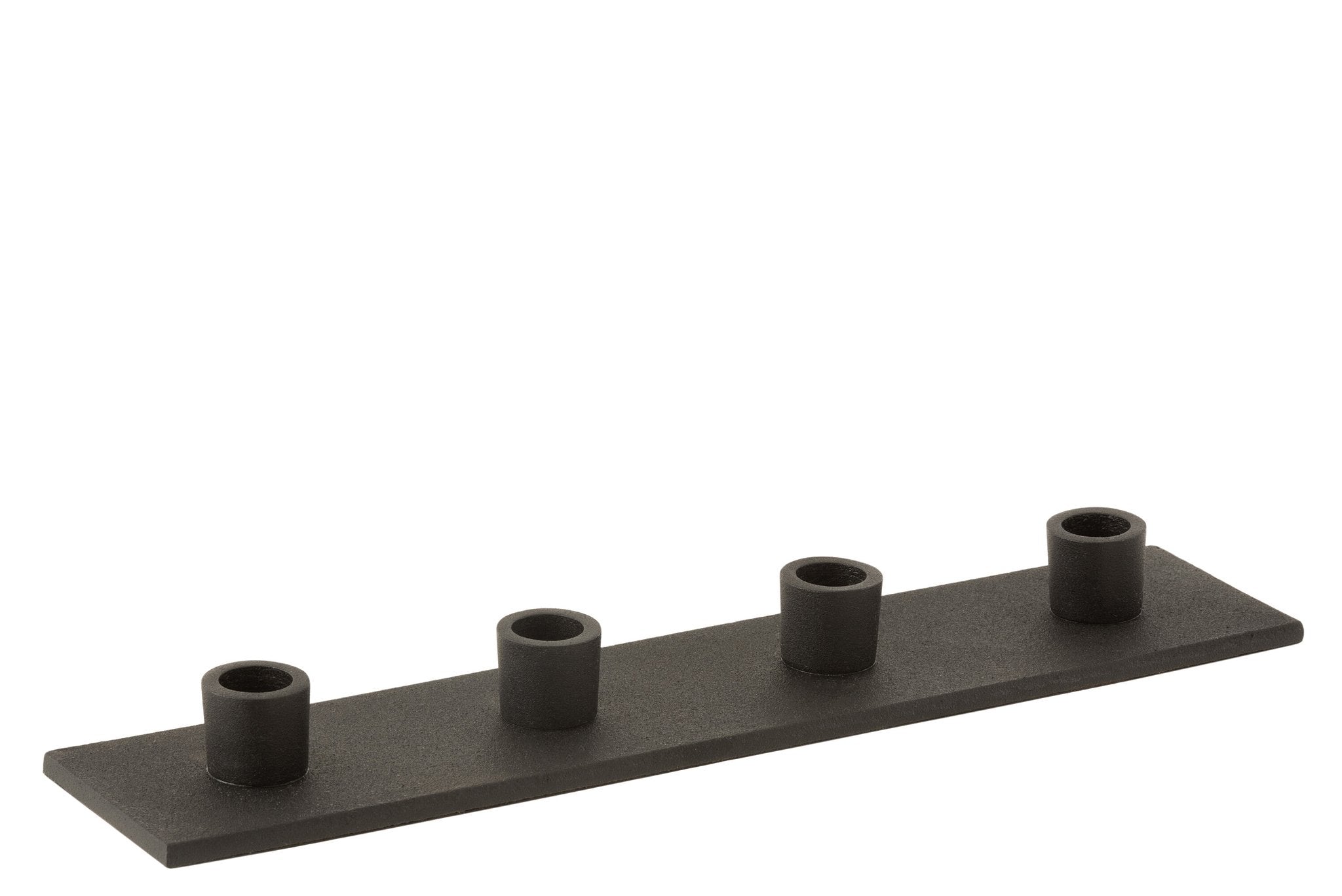 J-Line kandelaar 4Delig - metaal - zwart