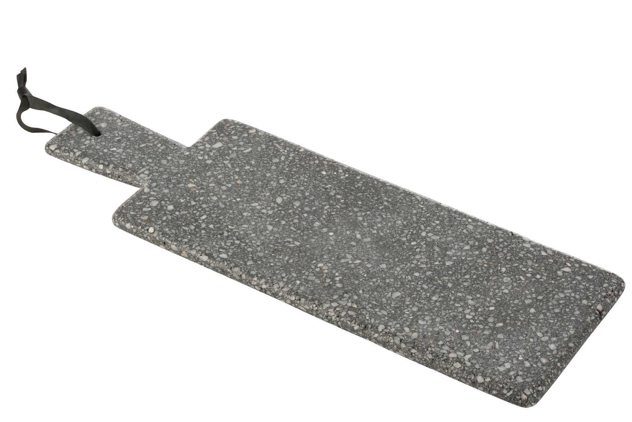 J-Line Rechthoek Marmer snijplank - steen - grijs - woonaccessoires