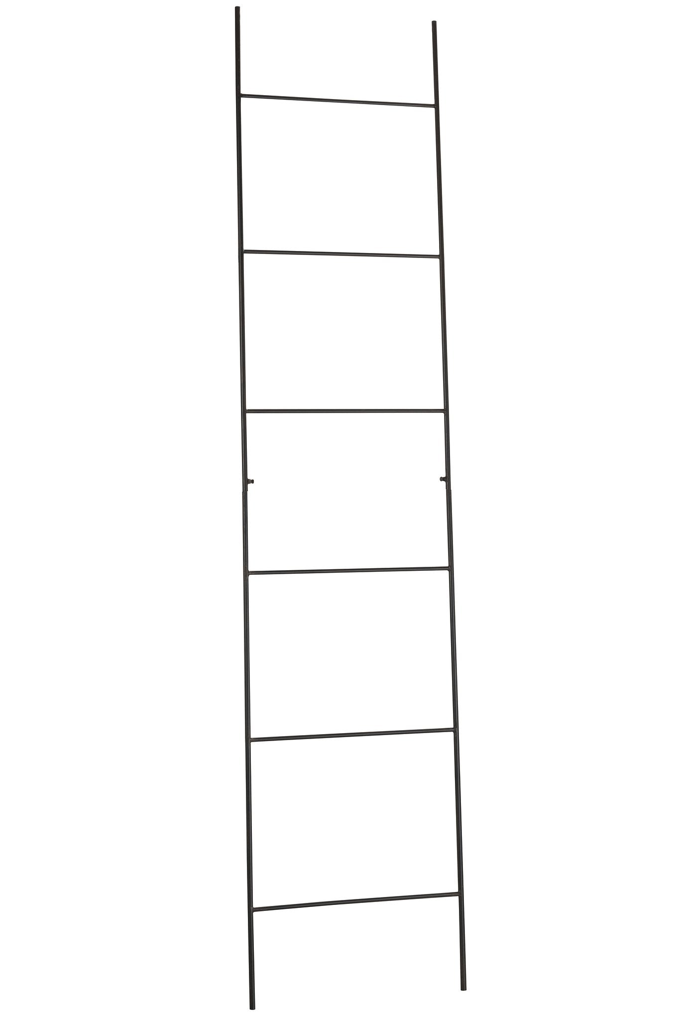 J-Line Textiel Ladder Metaal Zwart