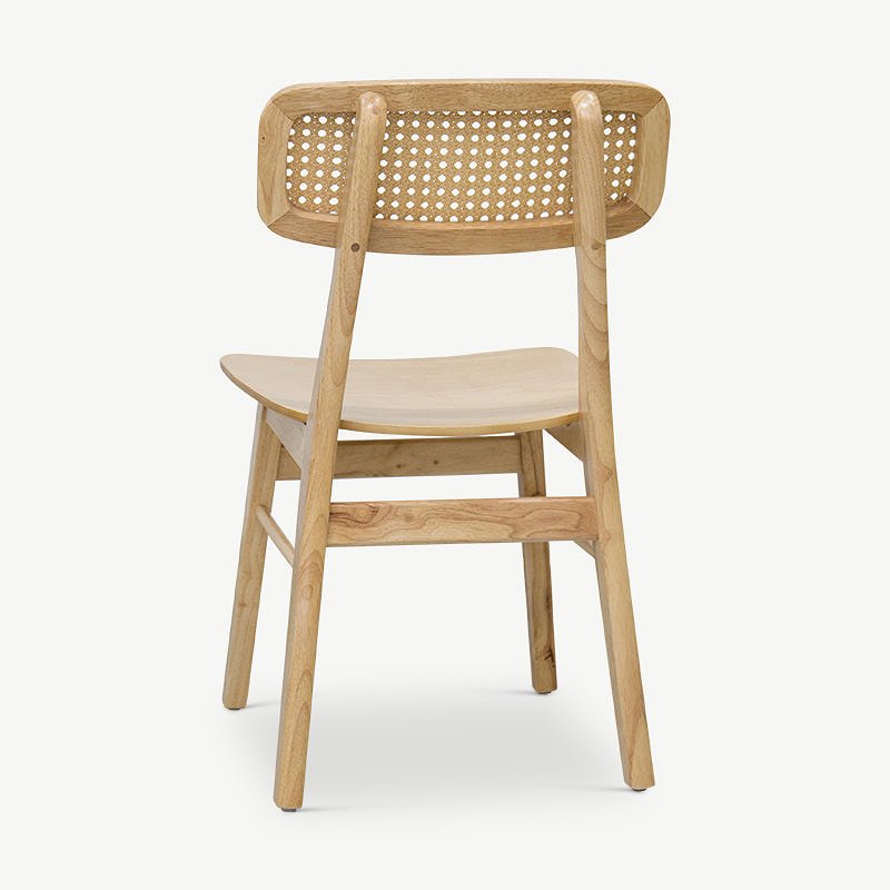 Jenson Dining Chair, Rattan & Natural seat