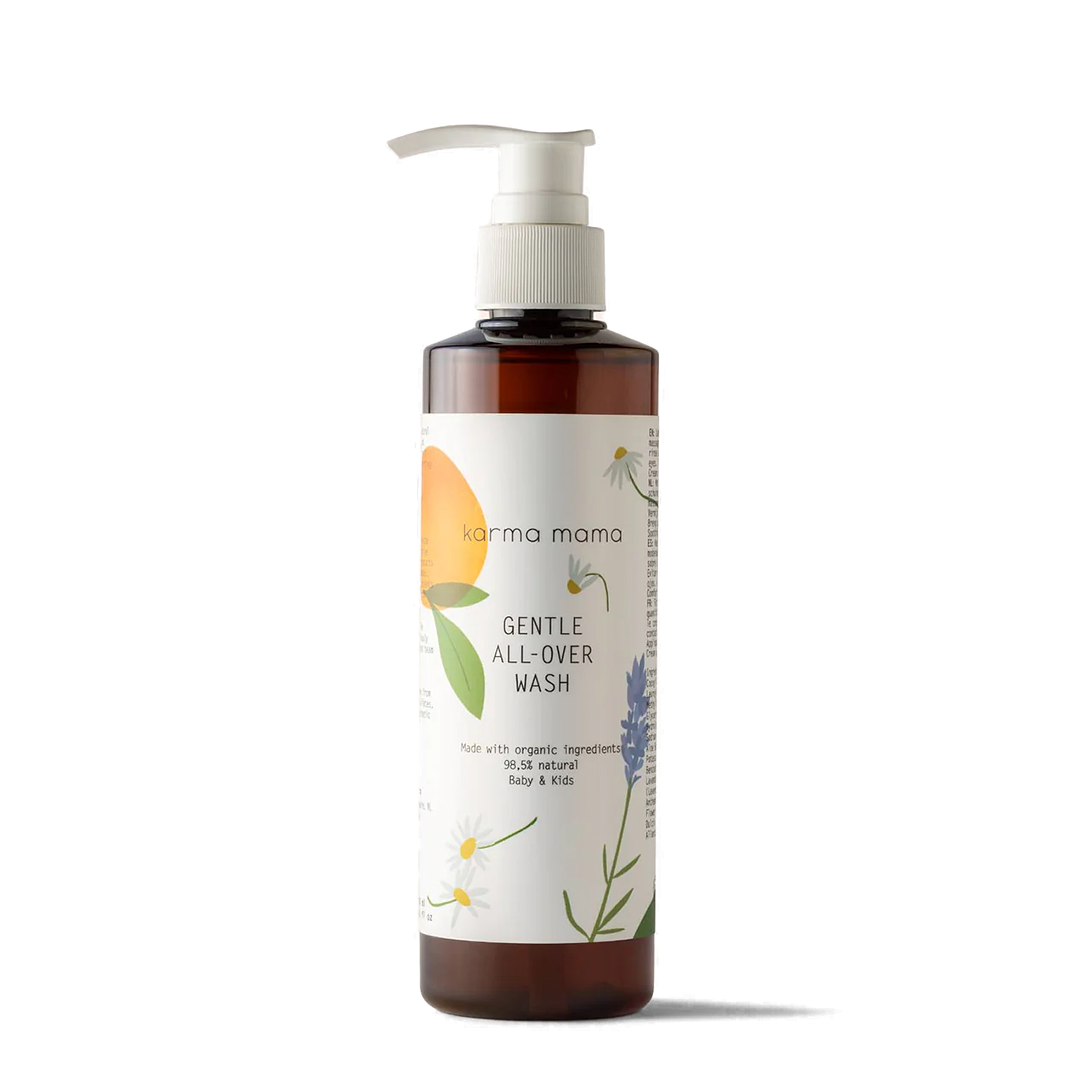 Karma Mama Baby & Kids Gentle All-over Wash - Delicate on Skin - Organic Ingredients - 250ml