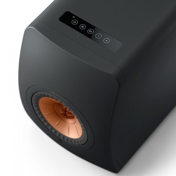Kef LS50 Wireless 2 Boekenplank speaker - Carbon Black (per paar)
