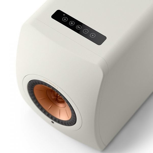 Kef LS50 Wireless 2 Boekenplank speaker - Mineral White (per paar)
