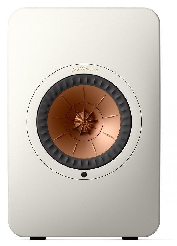 Kef LS50 Wireless 2 Boekenplank speaker - Mineral White (per paar)