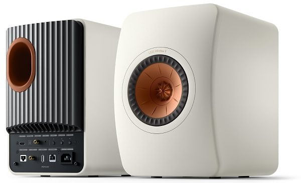 Kef LS50 Wireless 2 Boekenplank speaker - Mineral White (per paar)