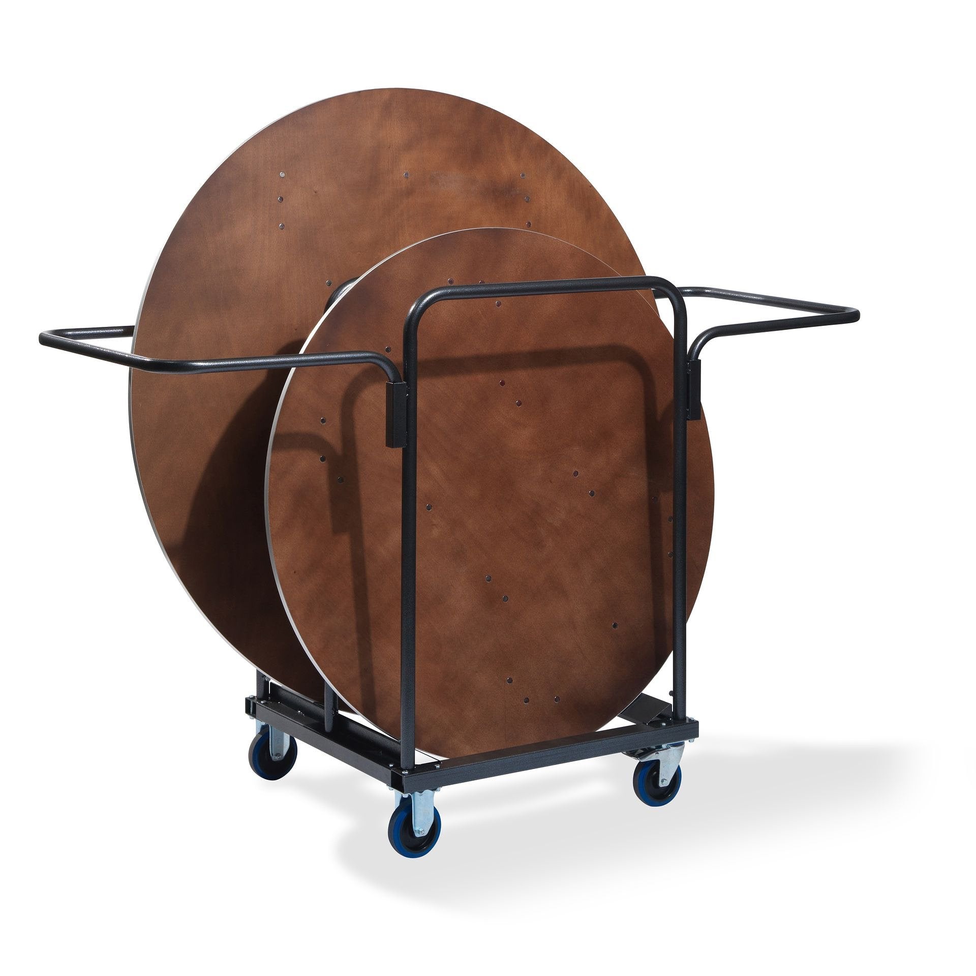 Klaptafel rond Trolley voor 8 tafels, 80x75x124cm (LxBxH), T90500