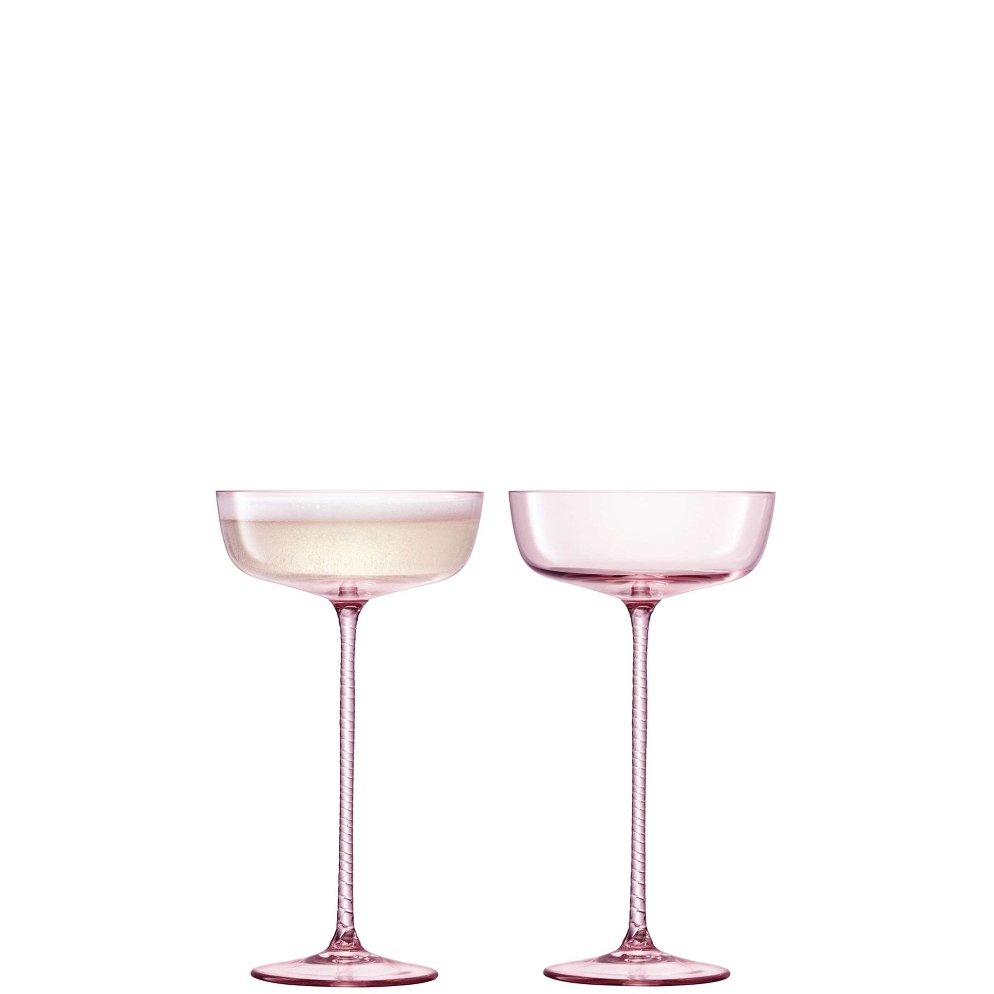 L.S.A. Champagne Theatre Champagne Saucer 190 ml Set of 2 Pieces