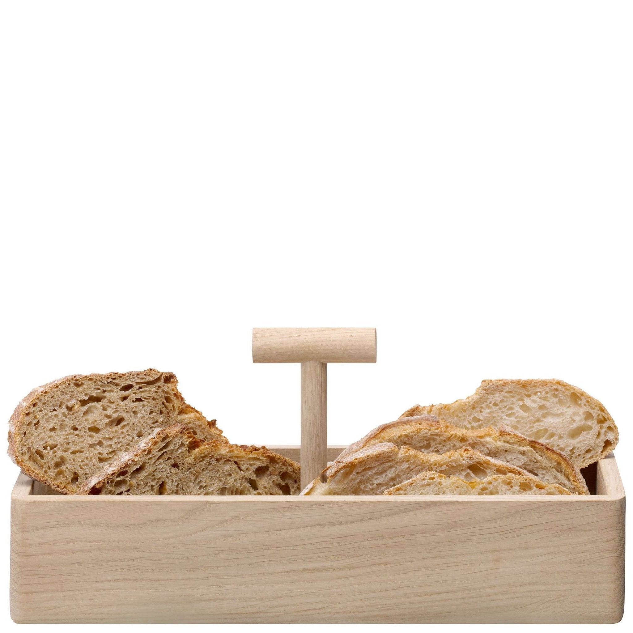 L.S.A. Dine Oak Bread Basket H16 cm L35 cm W12 cm *