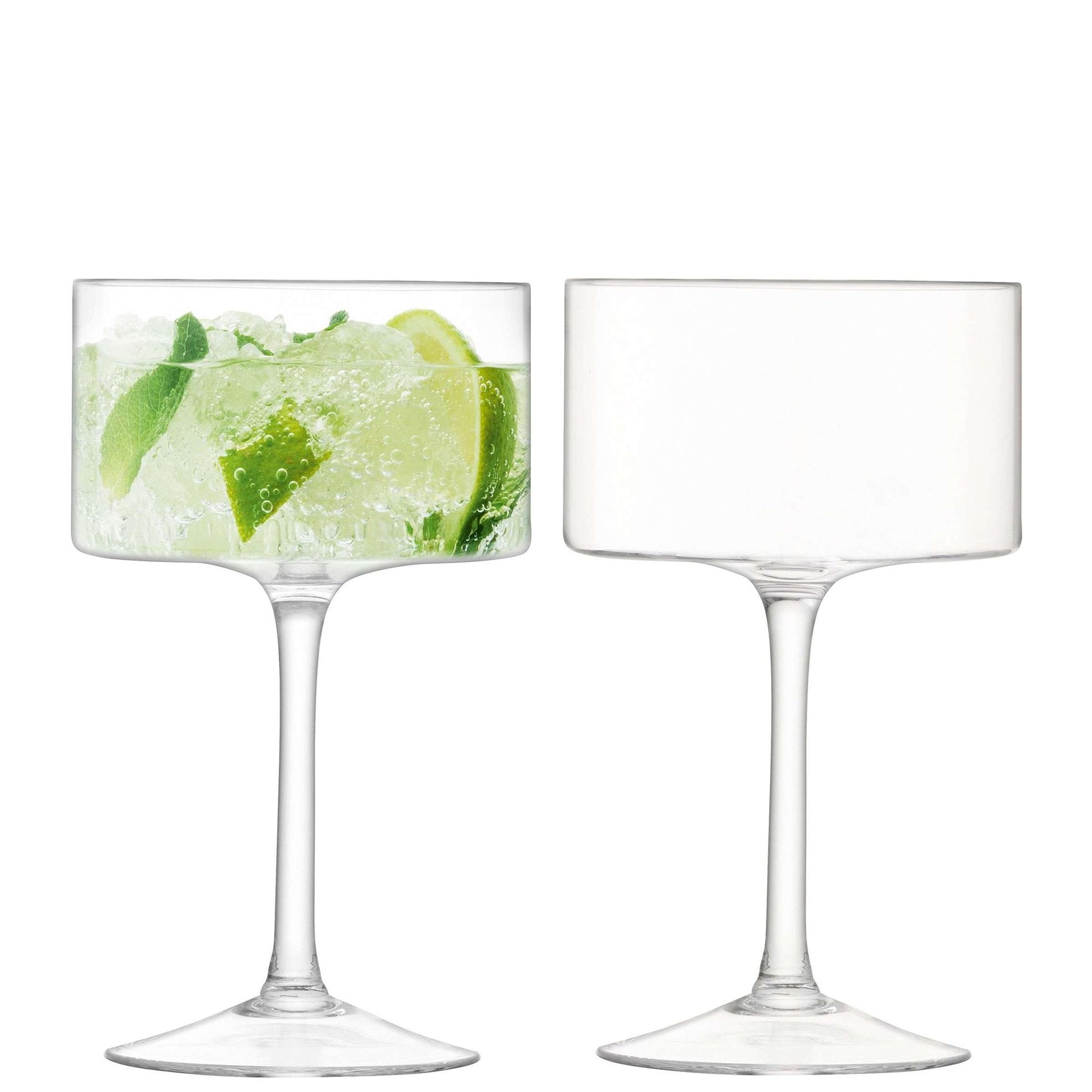 L.S.A. Otis Champagne/Cocktail Glass 9oz Clear x 2