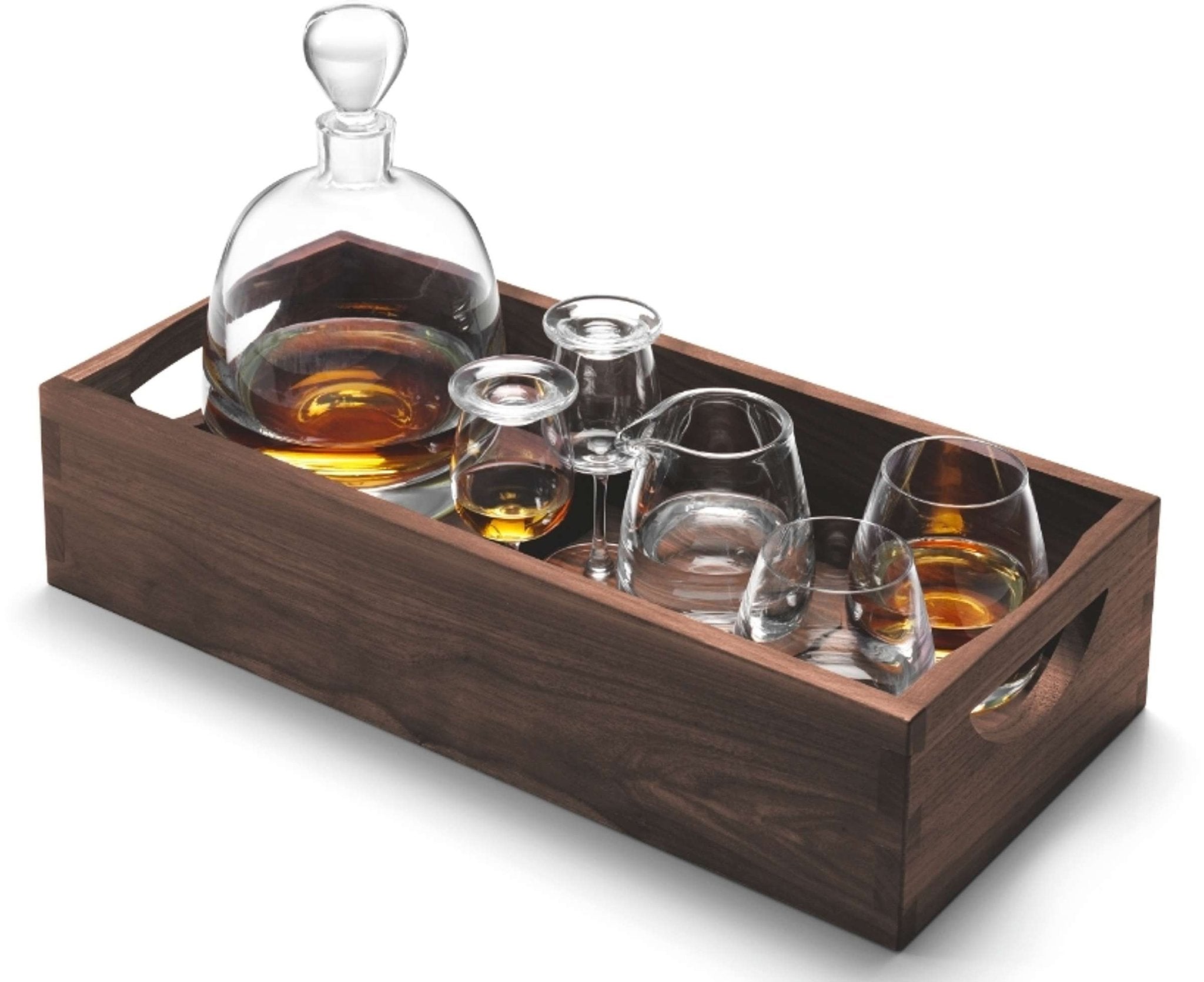 L.S.A. - Whisky Islay Connoiseur Set met Dienblad Set van 6 Stuks