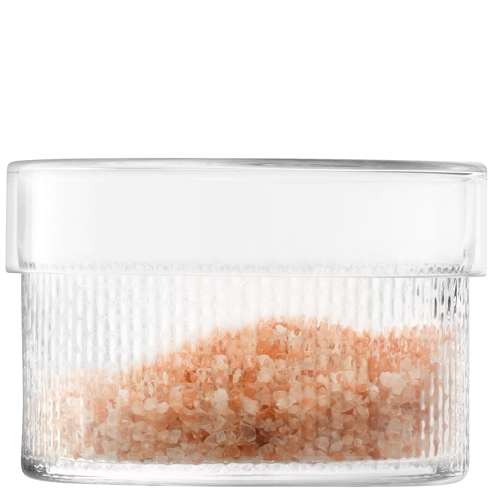 L.S.A. Wicker Container & Lid Ø 19 cm/H12,5 cm Clear