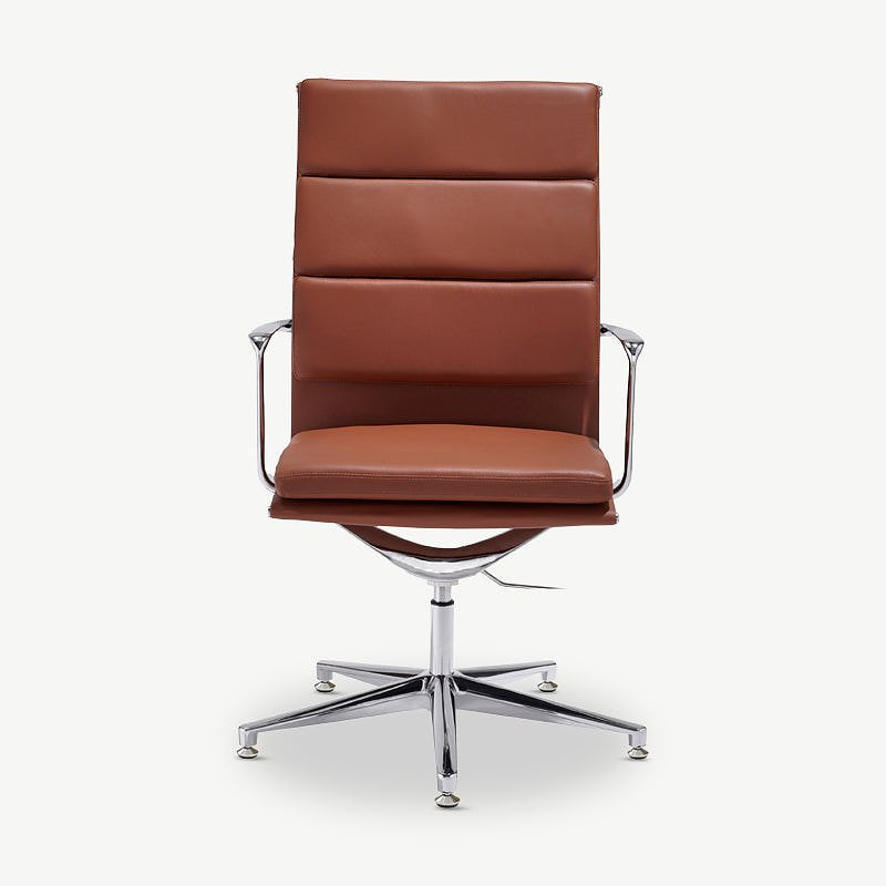 Levi Conference Chair, Cognac Leather & Chrome