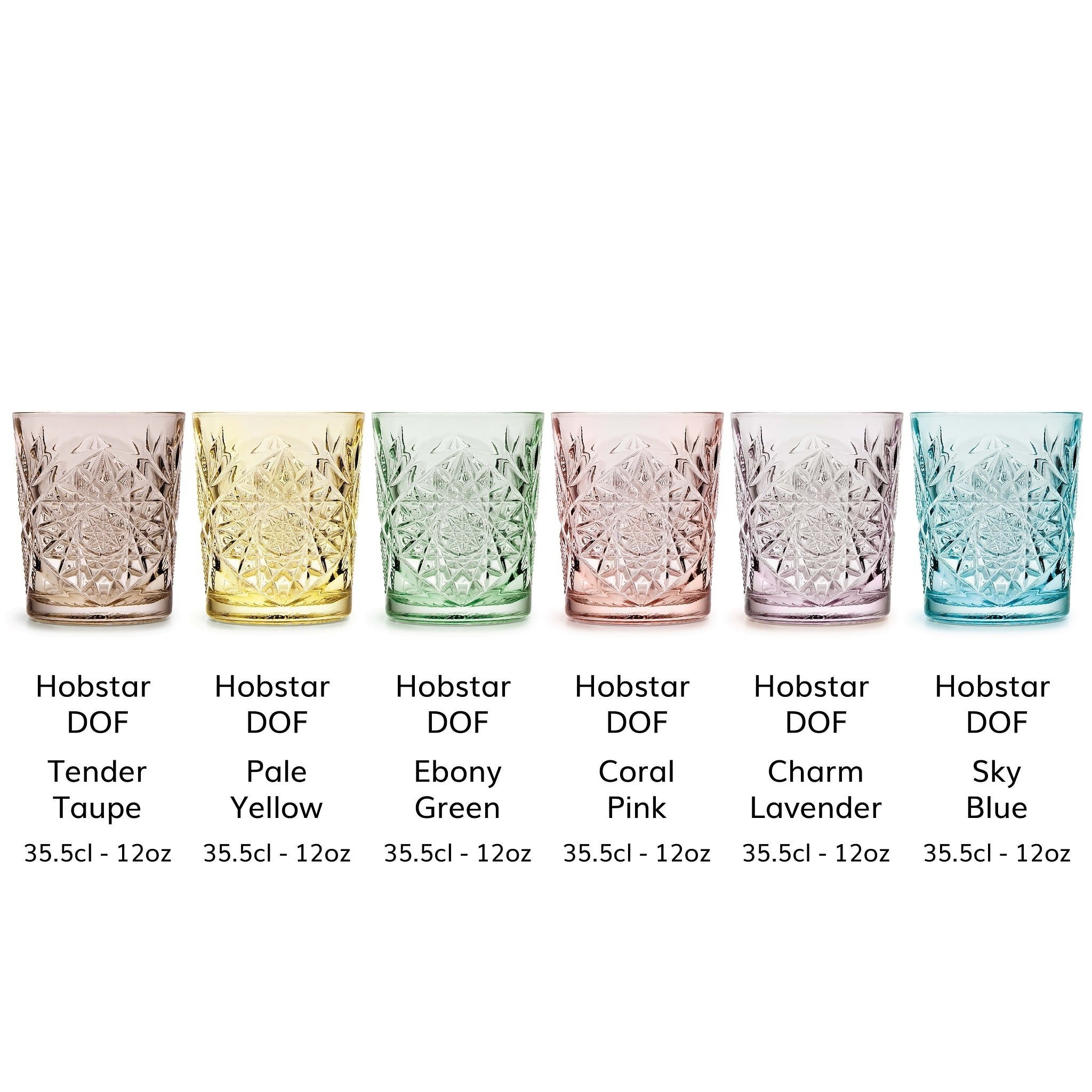 Libbey Libbey Hobstar Glas Charm Lavender Licht Paars 355 ml