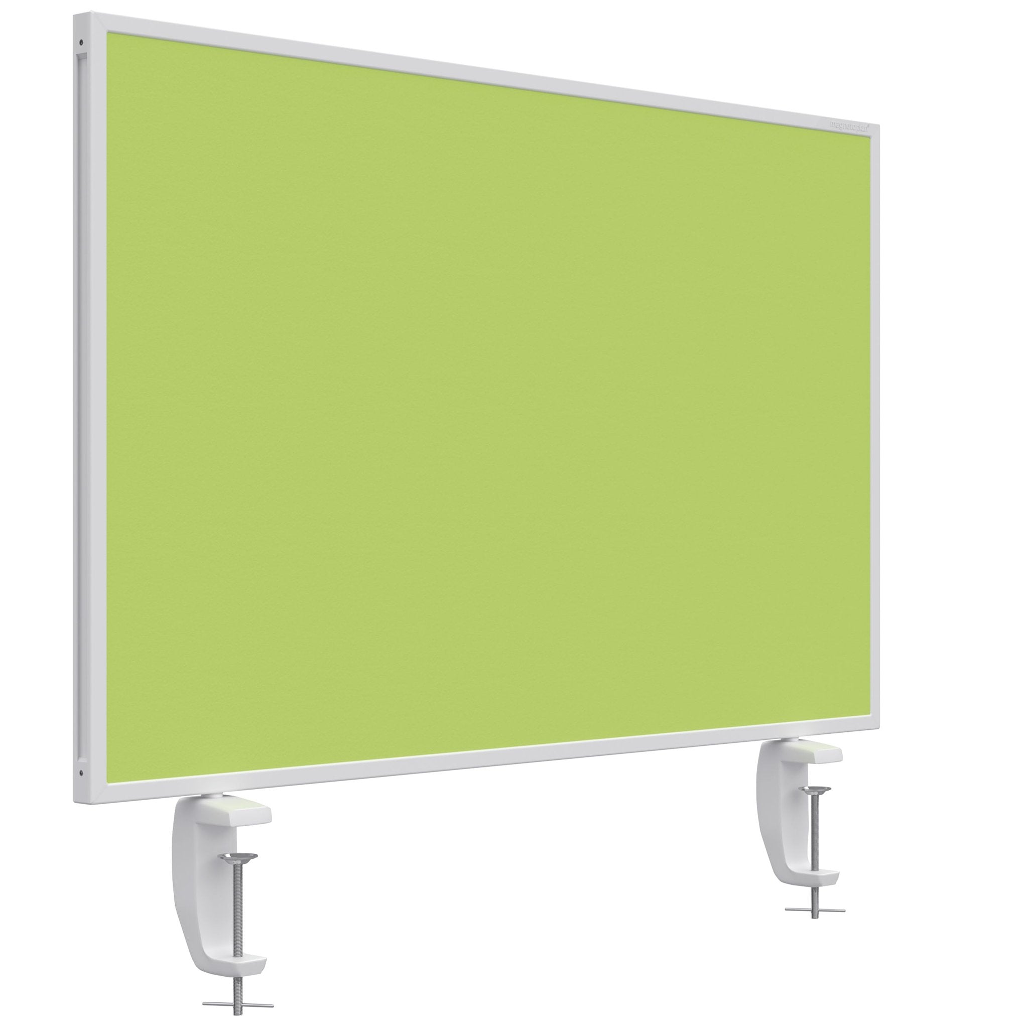 Magnetoplan Tafelscheiding Variopin - 80x50cm - 1 pagina whiteboard - 1 pagina vilt - groen