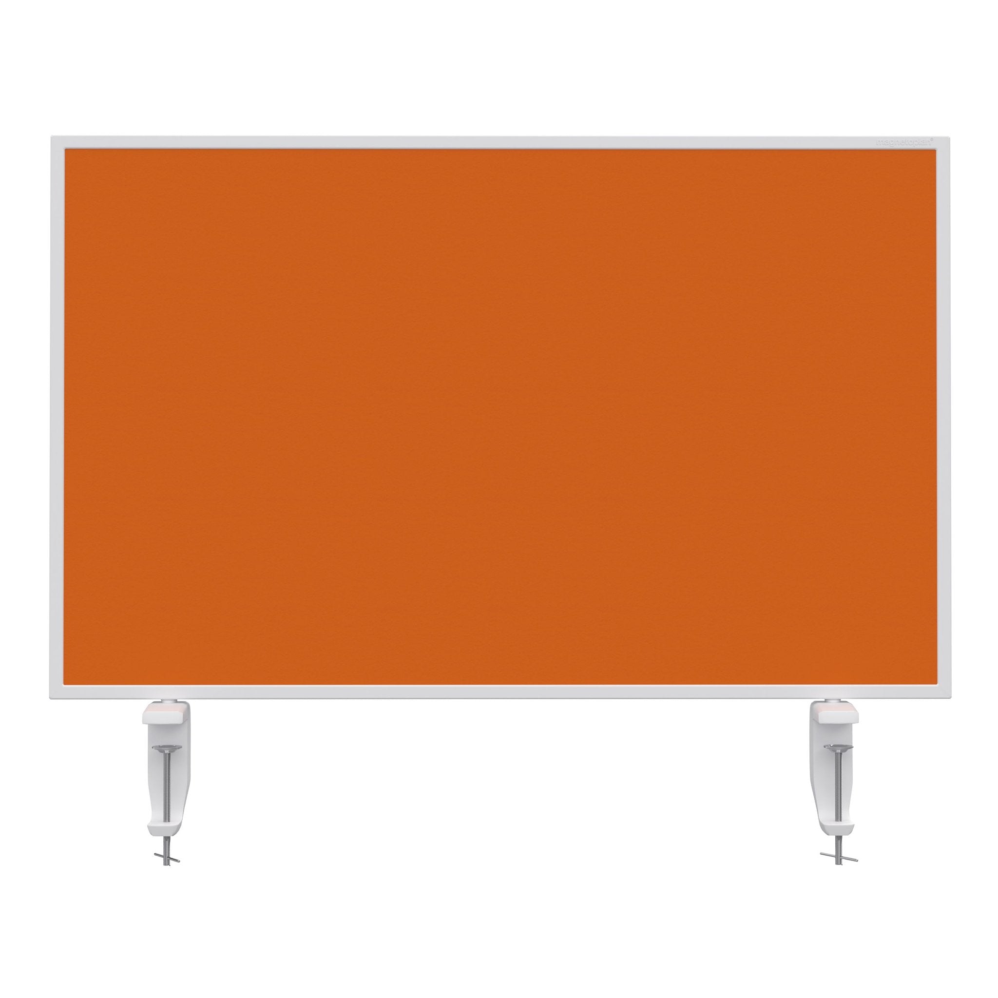 Magnetoplan Tafelscheiding Variopin - 80x50cm - 1 pagina whiteboard - 1 pagina vilt - Oranje