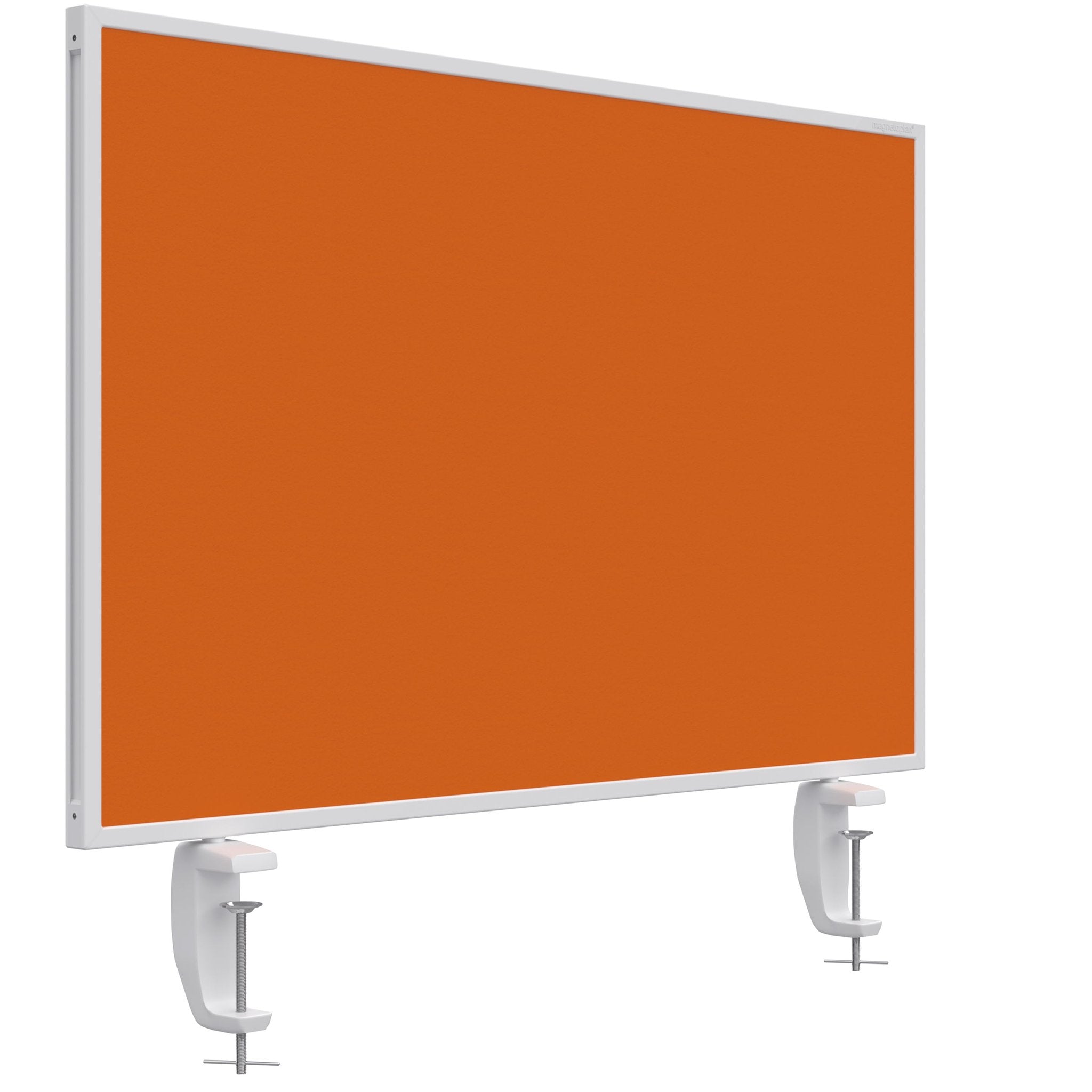 Magnetoplan Tafelscheiding Variopin - 80x50cm - 1 pagina whiteboard - 1 pagina vilt - Oranje