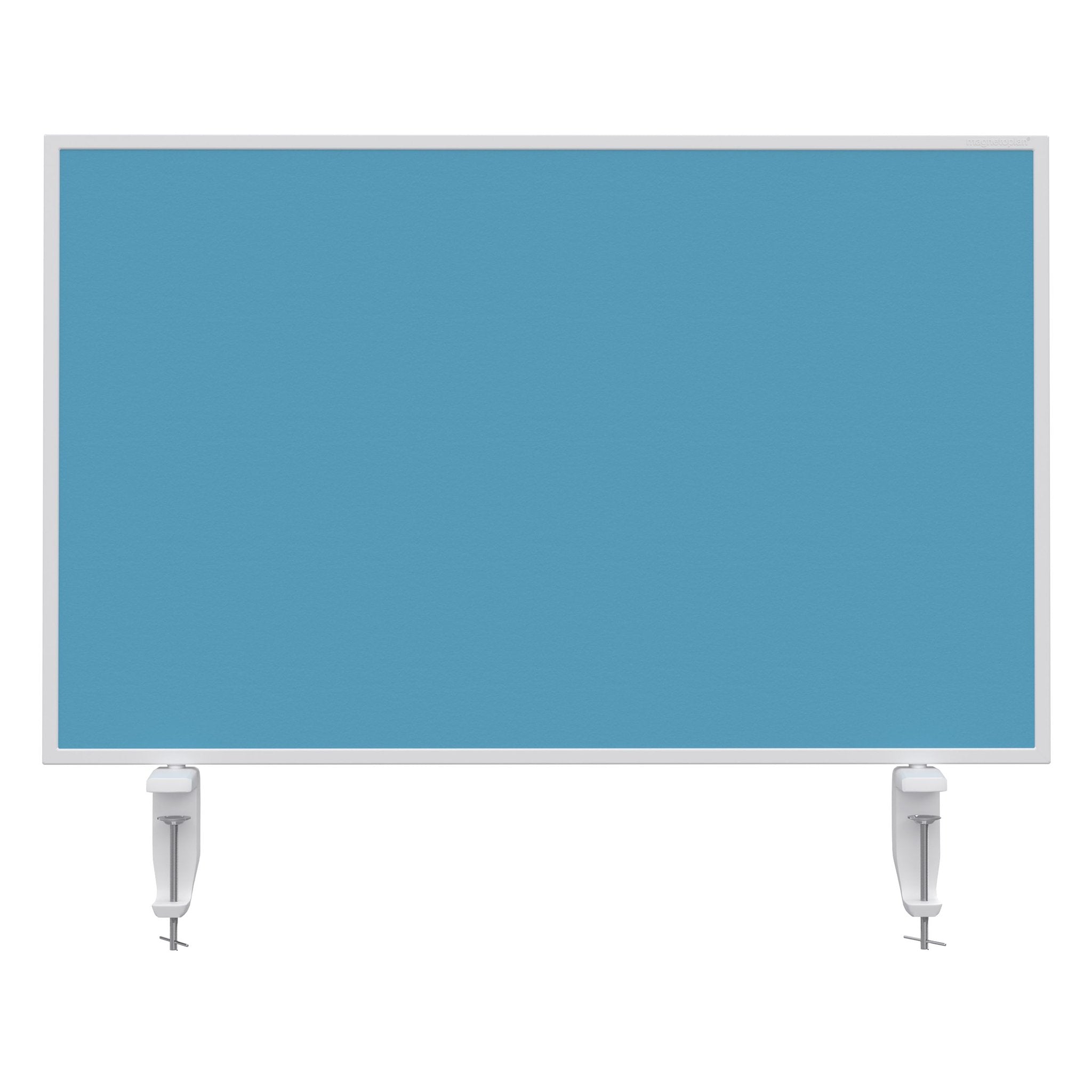 Magnetoplan Tafelscheiding Variopin - 80x50cm - 1 pagina whiteboard - 1 pagina vilt - turquoise