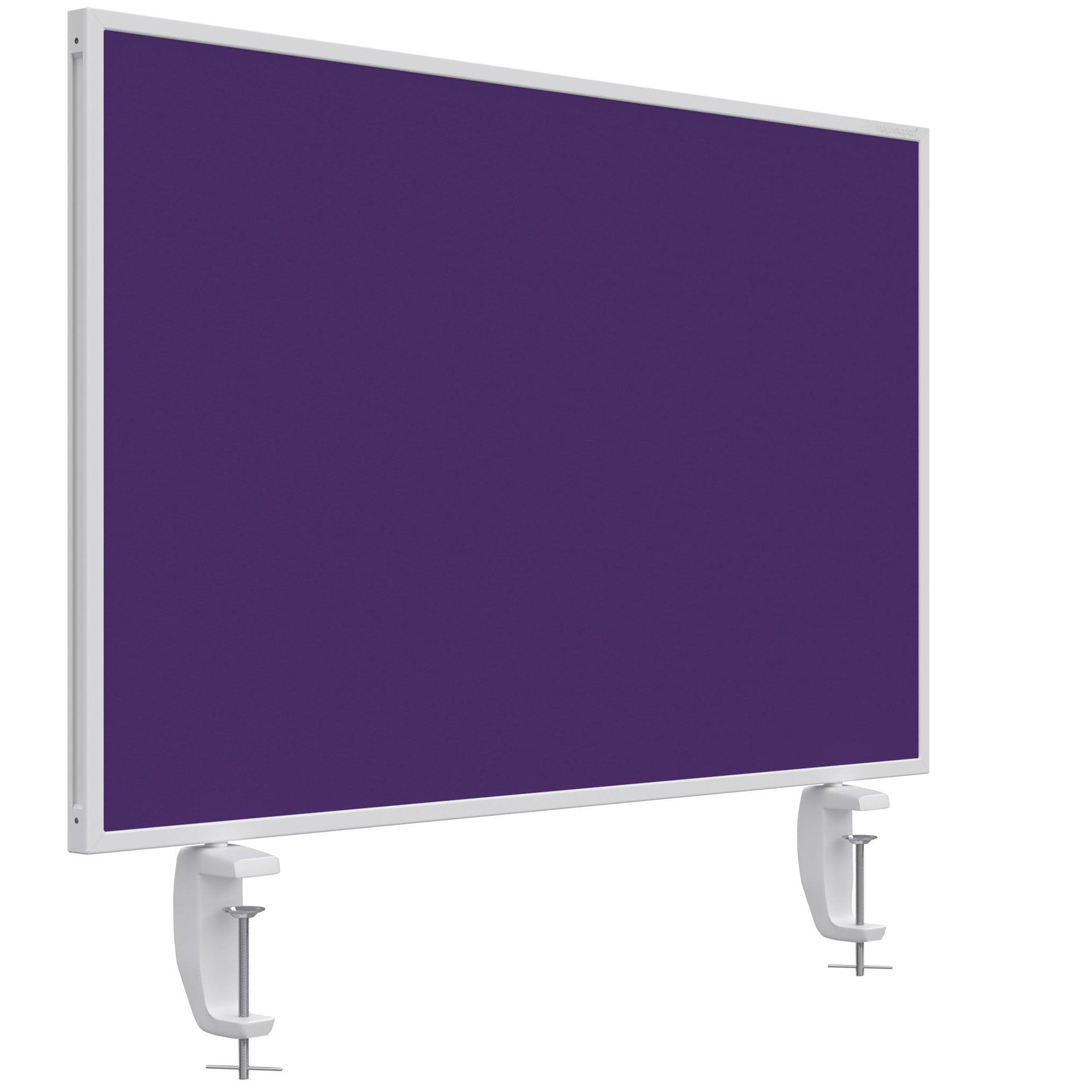 Magnetoplan Tafelscheiding Variopin - 80x50cm - 1 pagina whiteboard - 1 pagina vilt - Violet