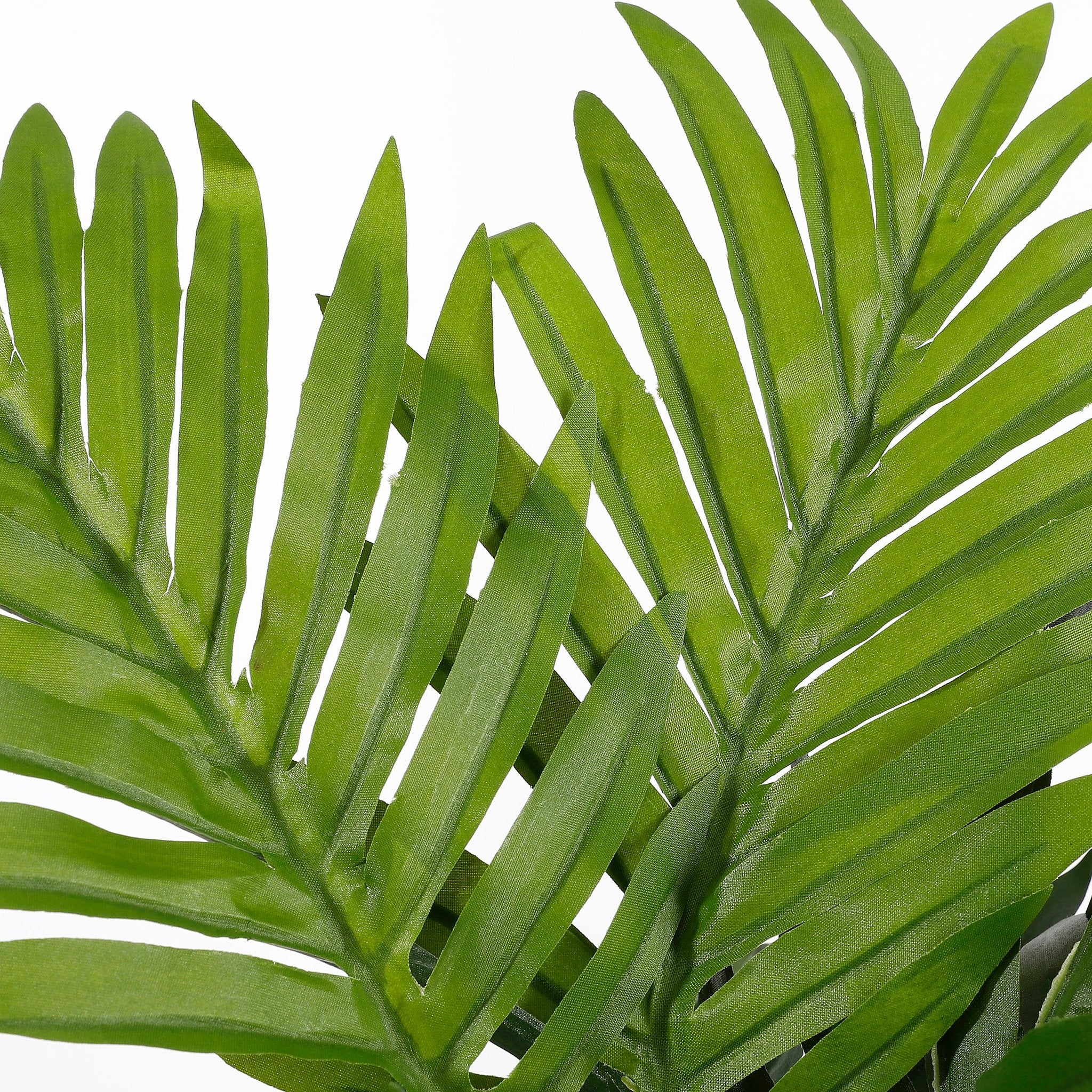 Mica Decorations Areca Palm Artificial Plant in Plant Pot Stan - H45 x Ø60 cm - Green