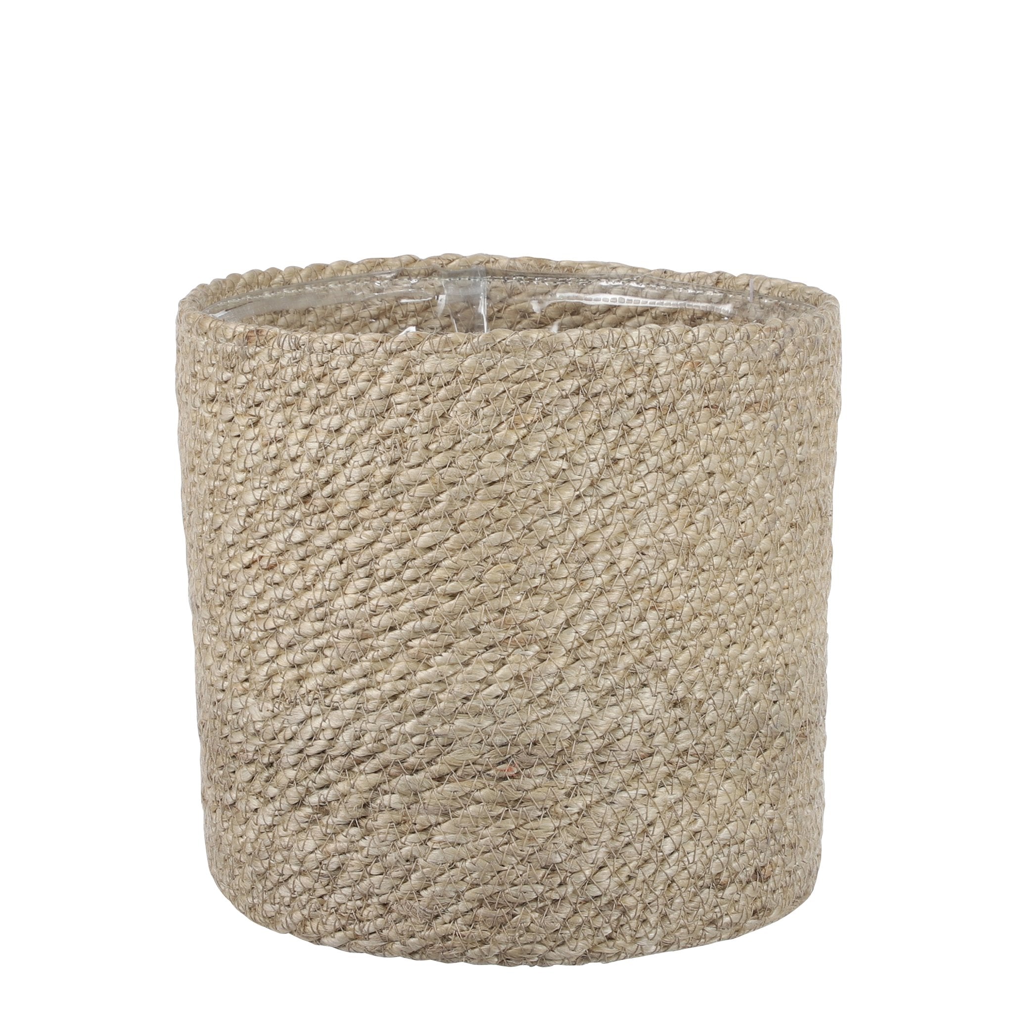 Mica Decorations Atlantic Plant Basket - H20 x Ø20 cm - Seagrass - Cream