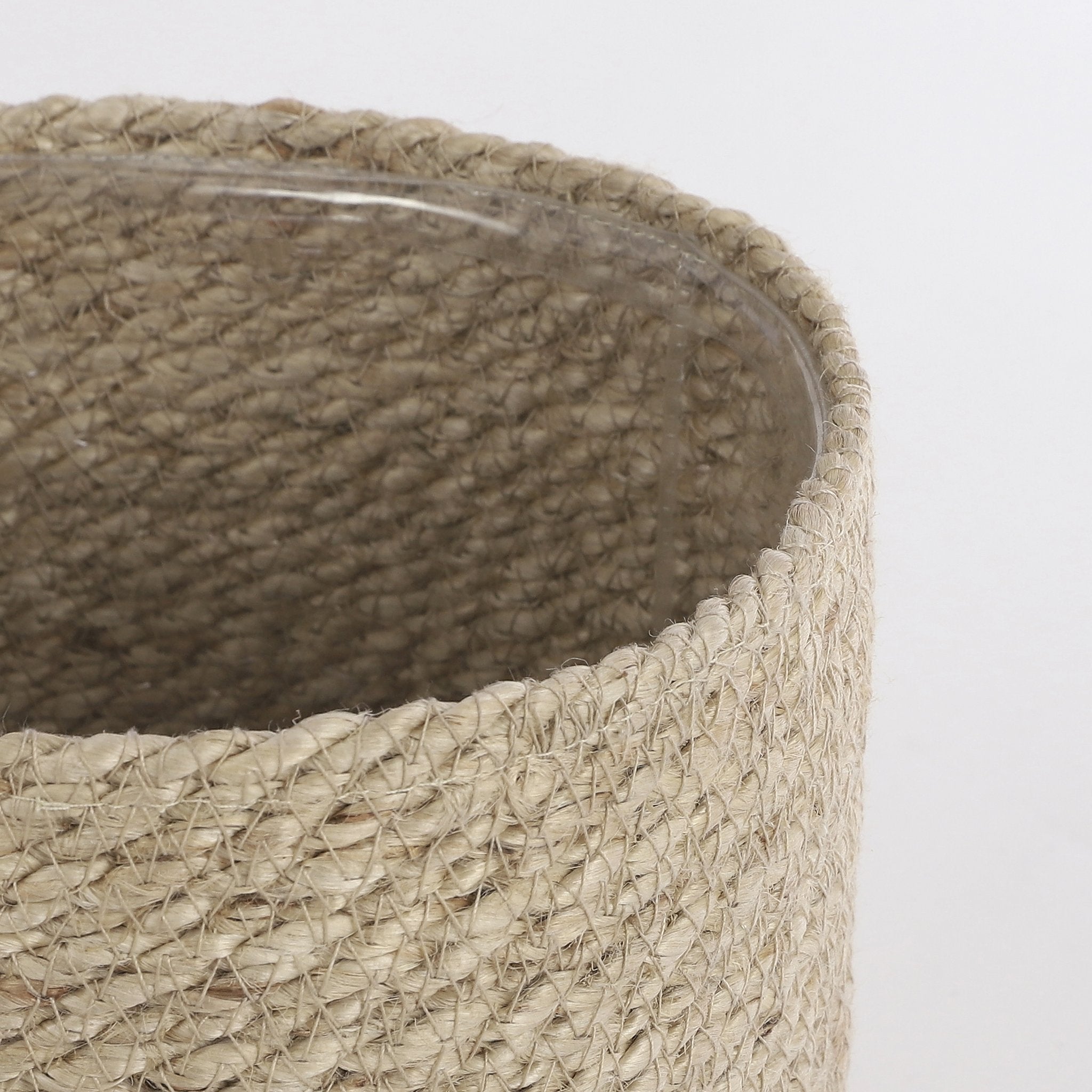 Mica Decorations Atlantic Plant Basket - H20 x Ø20 cm - Seagrass - Cream