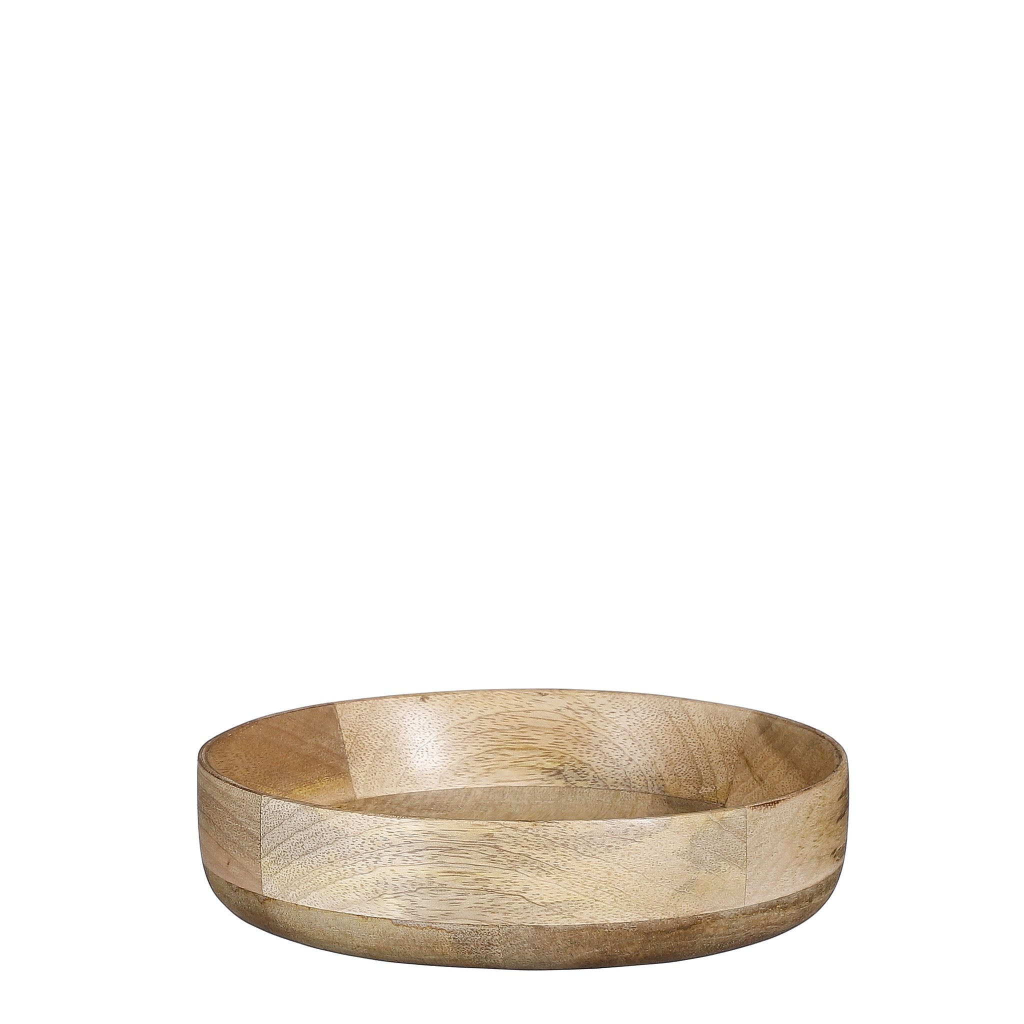 Mica Decorations Tomar Bowl - H4,5 x Ø20 cm - 100% FSC Mango Wood - Light brown